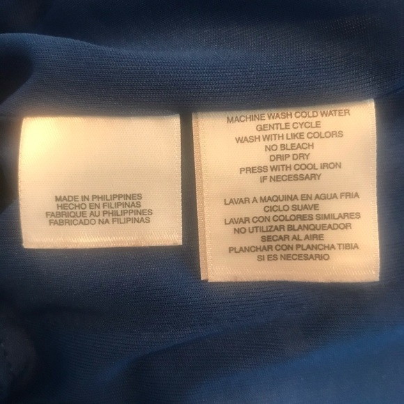 💙 Nine West Women’s Blue Striped Dress - Picture 3 of 7